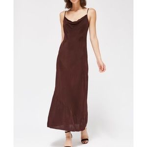 Bias Slip Dress in Beret